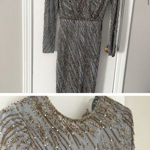 brand new all beaded Mac Duggal dress
